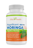 Envase de Moringa Cápsulas Superalimento Magnífica Moringa 800mg, bienestar y apoyo articular.